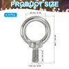 PATIKIL Lifting Eye Bolt UNC5/16"-18 304 Stainless Steel Marine Grade