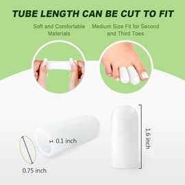 Consigue alivio inmediato con Niupiour: dedales ergonómicos de Silicona Gel ideales para tratar uñas encarnadas, callos y durezas, ampollas y roces, dedos en martillo