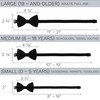 Bow Tie House Mens Pre-Tied Soft Crape Bow Tie for