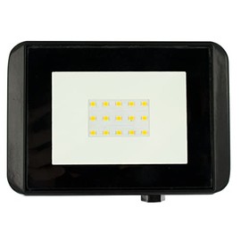 HPM Fina 10W Non Dimmable LED Flood Light, Cool White/Black