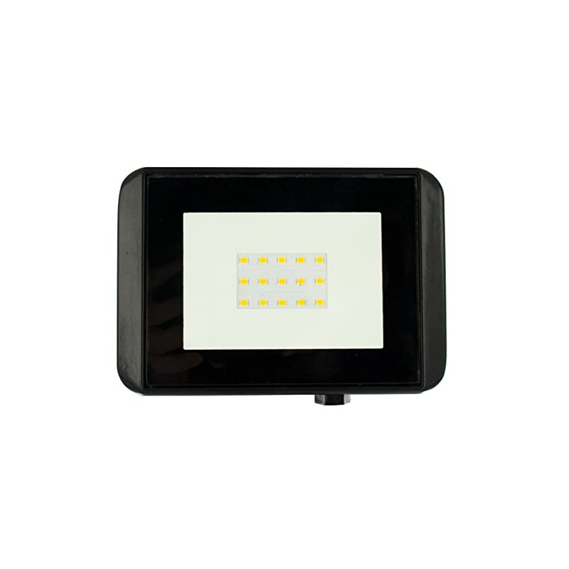 HPM Fina 10W Non Dimmable LED Flood Light, Cool White/Black