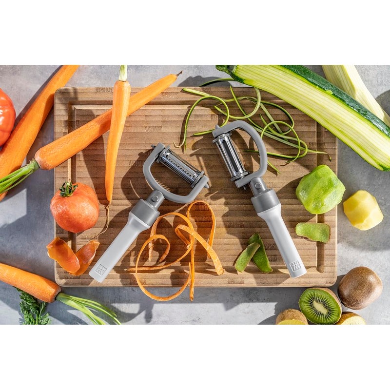 ZWILLING Z-Cut 5-in-1 Peeler, Length: 19 cm, Suitable for Left