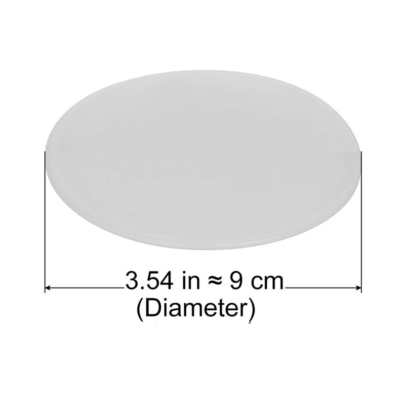 Door Knob Wall Shield, Transparent Round Soft Rubber Wall Protector