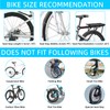 Rear Bike Rack, Adjustable Bike Cargo Rack with Quick Release,