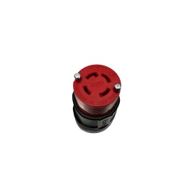 EATONS AHCL1630C Color Coded Locking Ultra Grip Connector L16-30R 3 Pole, 4 Wire