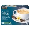Café Escapes Café Vanilla Coffee Beverage, Single-Serve K-Cup Pods, 60
