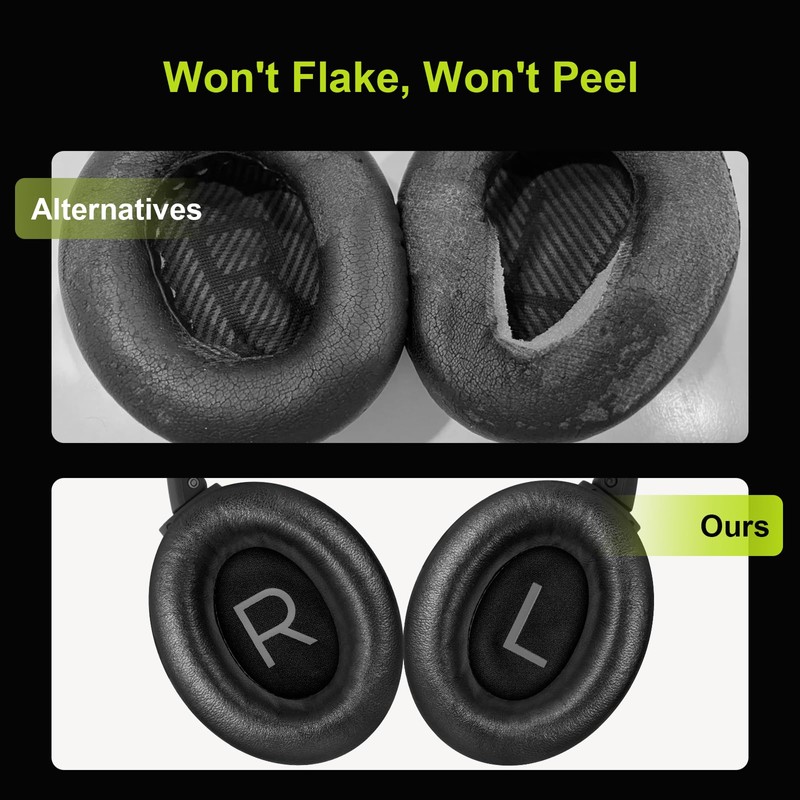 Aurivor Lambskin Ear-Pads Cushions for Bose QuietComfort (QC) 45 Noise