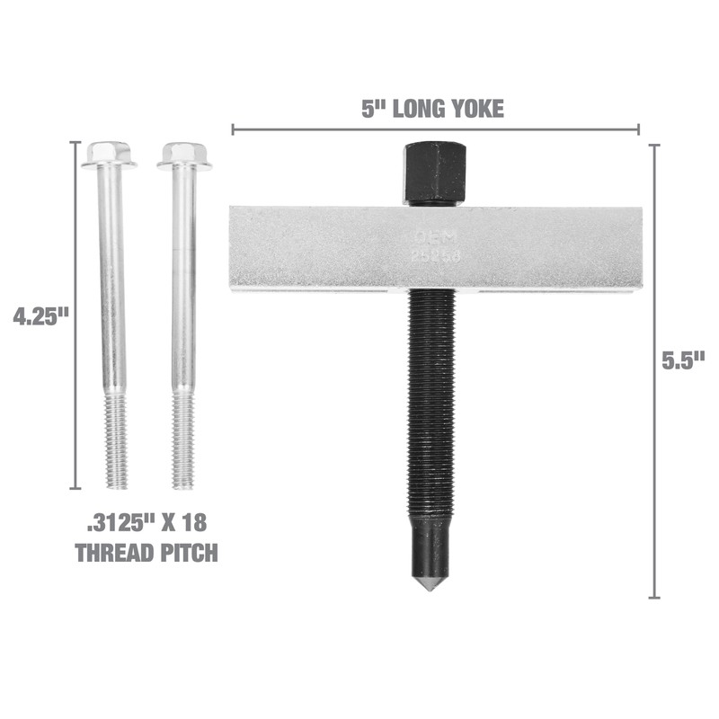 OEMTOOLS 25258 5 Inch Timing Gear and Pulley Puller, Tool