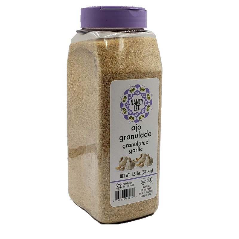Nancy Lee | Granulated Garlic | Ajo Granulado | 1.5Lbrs.