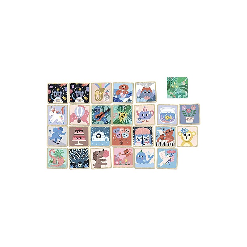 Vilac - Michelle Carlslund Memo 48 pieces, multi-coloured