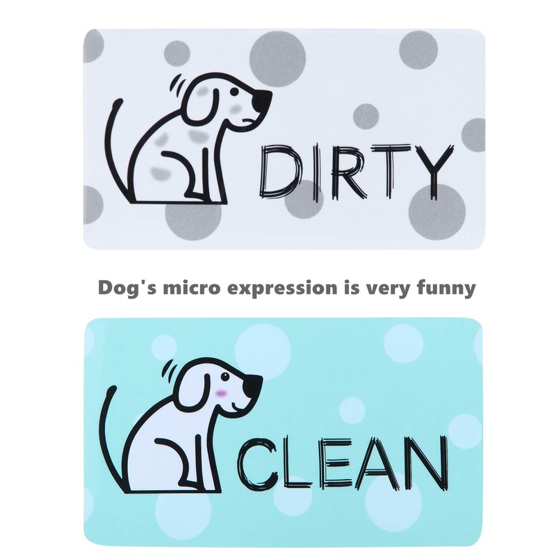 MUDOR Dishwasher Magnet Clean Dirty Sign, Double Sided Flip Indicator