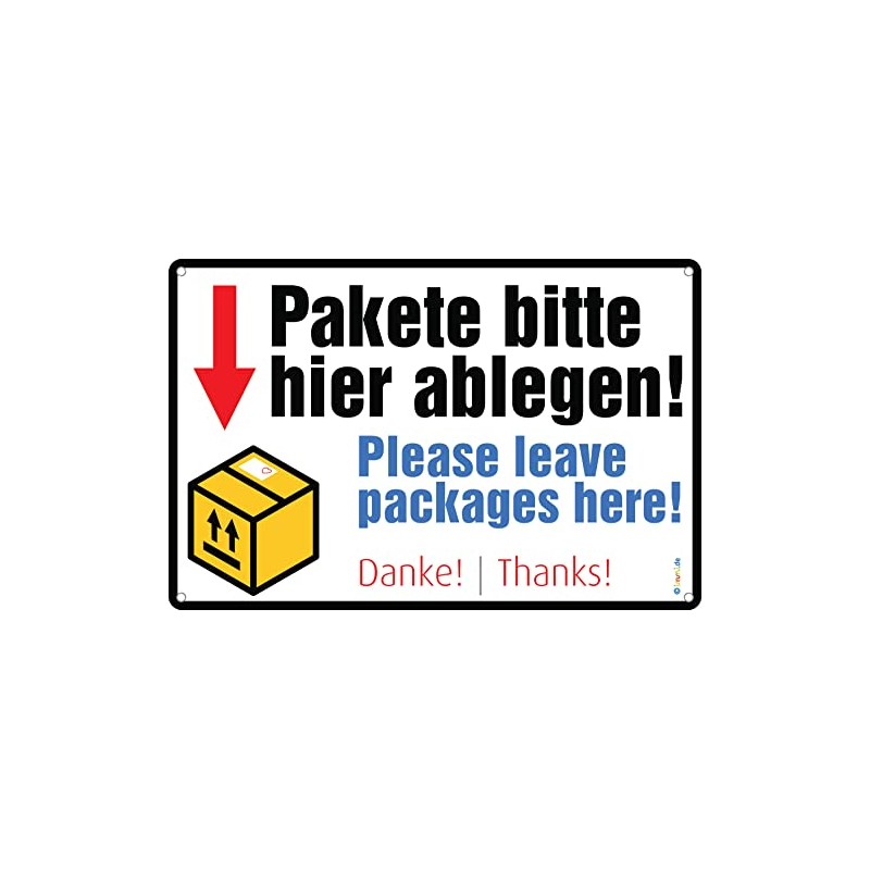 immi Pack of 1 "Bitte hier abgen" (300 x 200