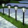 EXCMARK 10 Pack Solar Lights Outdoor Decorative, Solar Pathway Lights