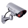 Dummy Security Camera Fake CCTV Dummy CCTV (Silver)