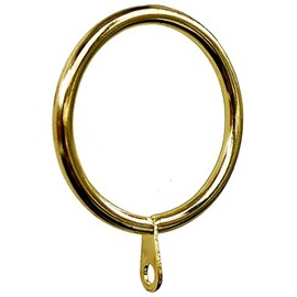 42Pcs Curtain Ring Metal with Flat Eyelet (Gold-ID/1.7")