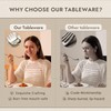 KINGSTONE 20 Piece Teardrop Silverware Set for 4, 18/10 Stainless