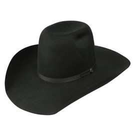 RESISTOL Hooey Day Money - (4X) Wool Cowboy Hat Black (7 3/4)