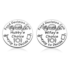 GGOJAGST Valentines Baskets for Men Husband Valentines Gifts Food Decision Gifts for Women Men 10th Anniversary Tin Gifts for Him Her Date Night Gifts for Couples