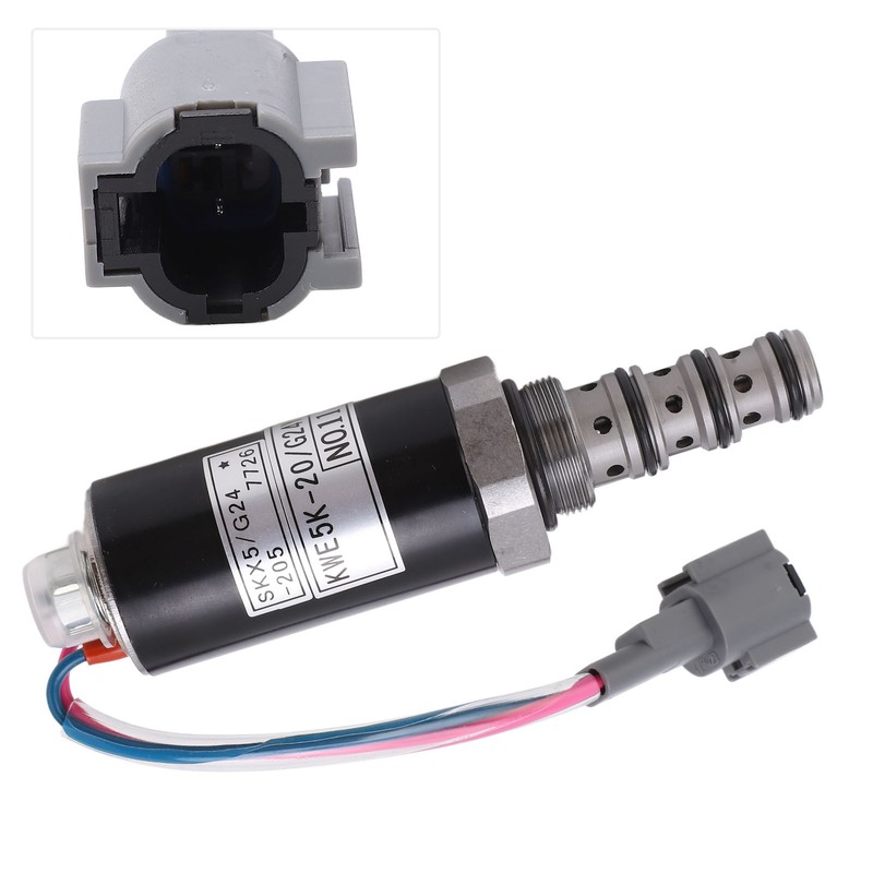 Rotary Solenoid Valve Alloy Steel Corrosion Resistance 669‑43000201 for KATO