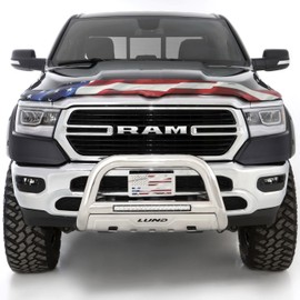 Stampede | Vigilante Hood Protector - High Profile / American Flag (no Eagle) | 2014-2018 GMC Sierra 1500, 2019 Sierra 1500 Limited Model | 2051-41