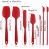 Zakulu Set 10 Utensilios De Cocina De Silicona Espatulas Reposteria