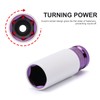 CASOMAN 1/2-Inch Drive x 22mm Non-Marring Impact Lug Nut Socket,