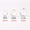 Lansonee 2 Pcs Crystal Door Knobs,Drawer Carbinet Door Handle Puller
