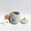 AggCoddler - Scandinavian Porcelain Egg Coddler with Simple Lid -
