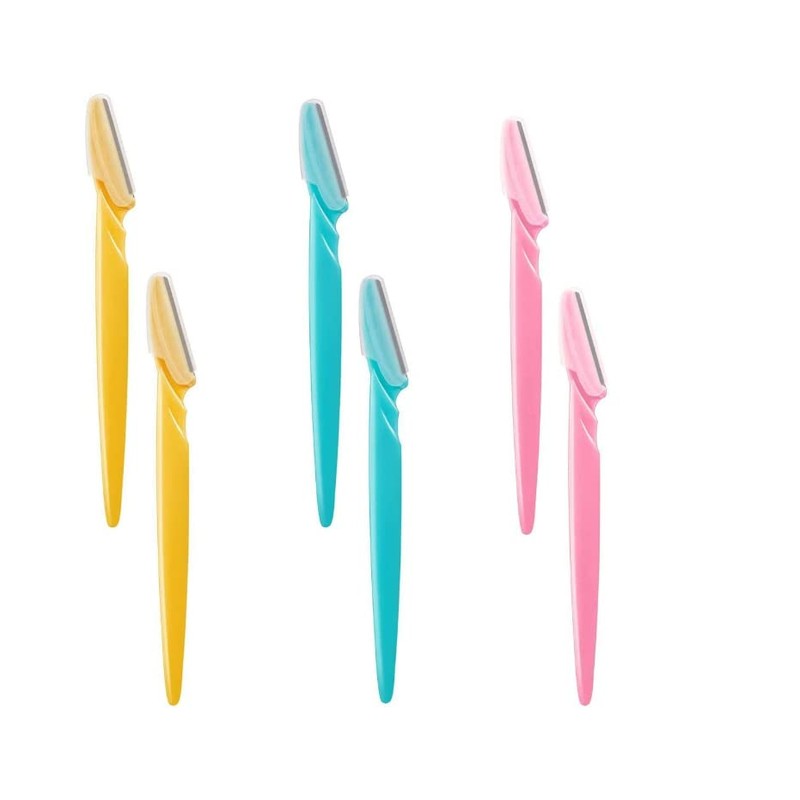 Goodbuy Set de 6 Perfiladores, Maquinilla de Afeitar Ceja Afeitadora
