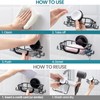 TAILI Soap Dish Soap Bar Holder Suction Cup with 4
