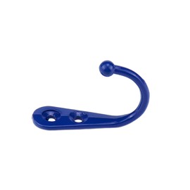 Nicerity Royal Blue Wall Mounted Coat Hooks, Hooks for Wall 44x30mm 10pcs