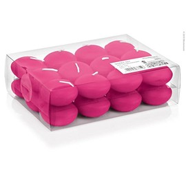 Wiedemann Schwimmkerzen 24 Stück Ø 45mm Pink 100% Ceresinwachs