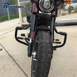 RI Mustache Engine Guard Crash Bar For Harley Softail Street Bob Fat Boy 2018-2024