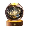 3D Crystal Ball Night Light Rechargeable Battery Soft Light Multifunction