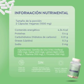 Moods | Suplemento Para El Estres Y Ansiedad - 60 Capsulas Sabor Sin sabor