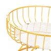 Countertop Fruit Bowl Multi Purpose Large Capacity Metal Wire Basket