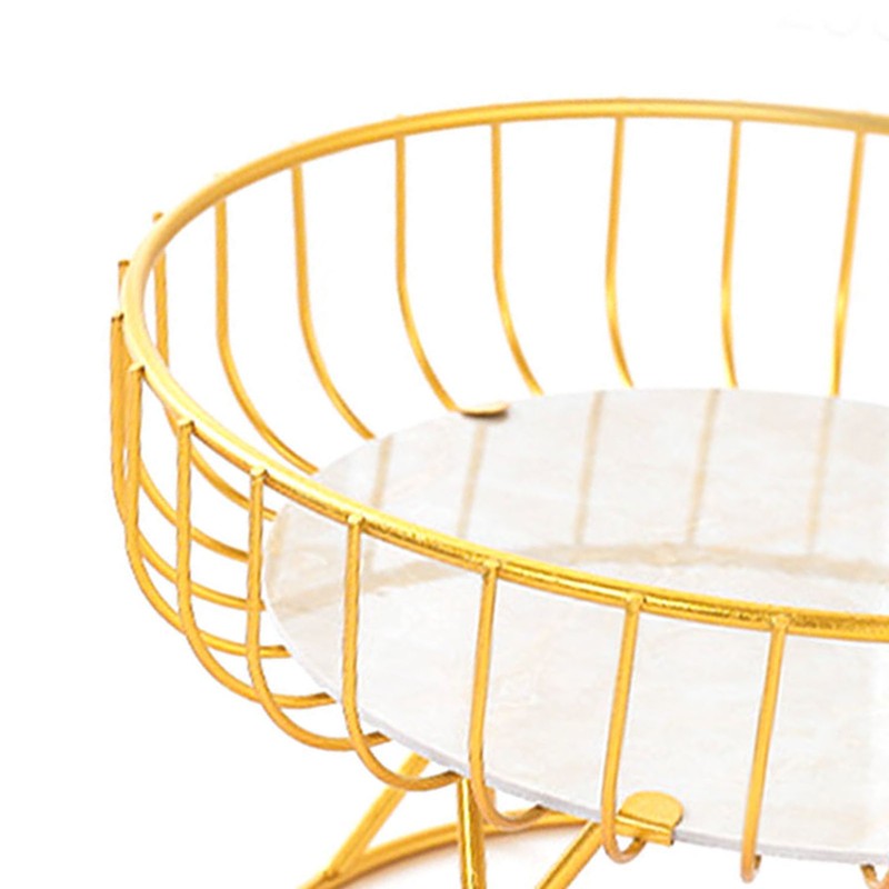 Countertop Fruit Bowl Multi Purpose Large Capacity Metal Wire Basket
