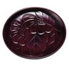 4860008 Meisha Plate Chrysanthemum Carved