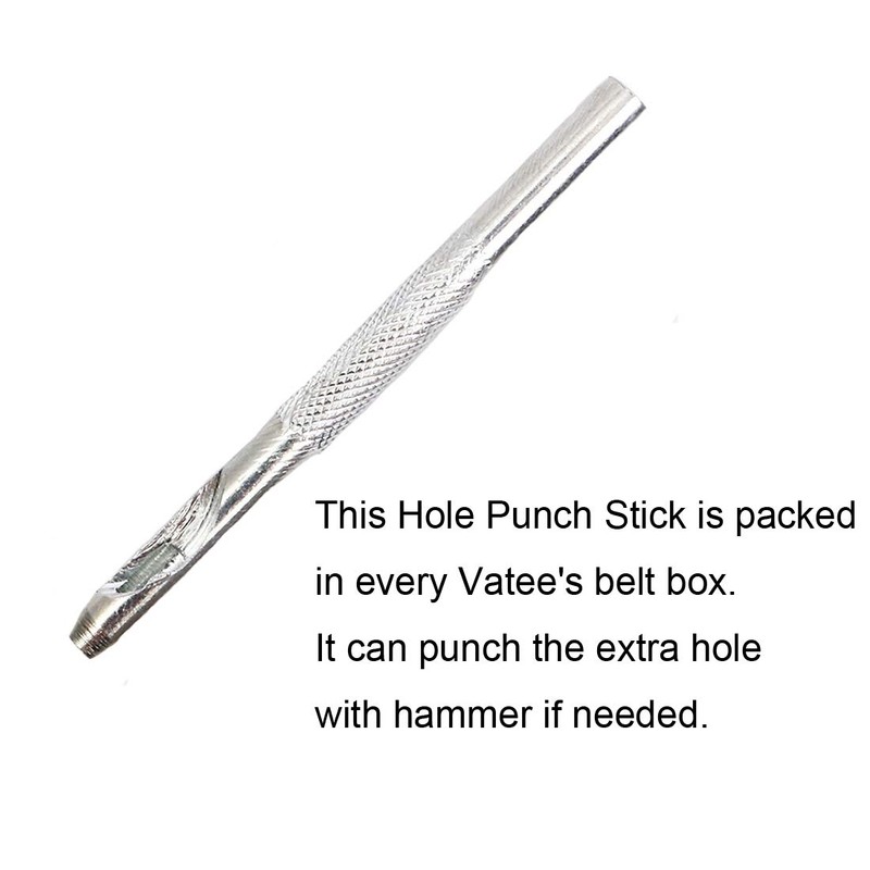 Vatee's Women's/Men's Real Leather Replacement Belt Strap No Buckle 1