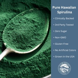 Nutrex Nutrex Hawaii, Pure Hawaiian Spirulina Powder, Vegan, Supports Immune System, Heart, Cells and Energy, 5 Ounce