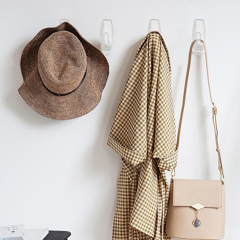 12 Large Wall Hooks for Hanging Heavy Duty, with 16