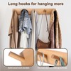evory 2 Pack Coat Rack Wall Mount, 17 Inch Coat