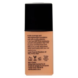 Australis Fresh & Flawless Full Coverage Foundation - Warm Sand