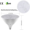 COOLWEST 12V 36W LED Pool Bulb Ocean Blue Light, 4200lm