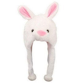 Xiang Ru Animal Hat, Rabbit, Christmas Cosplay, Year of the Ox, Tiger, Tiger Panda, Plush Toy, Children, Women's, Men's, Animals, Headpiece, Gift, Windproof, Cold Protection, Soft, Fluffy, Cute Rabbit