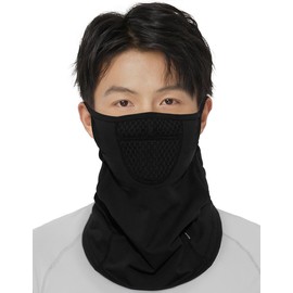 Acclis al-fm24047 Face Mask, Face Cover, Face Warmer, Unisex, Skiing, Snowboarding, Snowboarding, Thermal, Cold Protection,, Black
