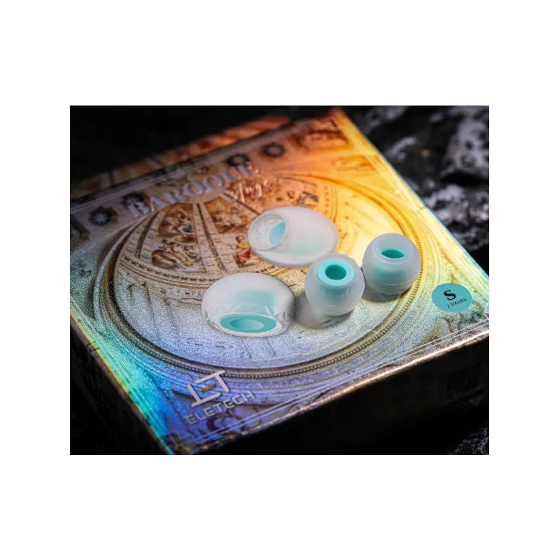 ELETECH Baroque Earbuds, 2 Pairs, Stage S (2 Pairs)