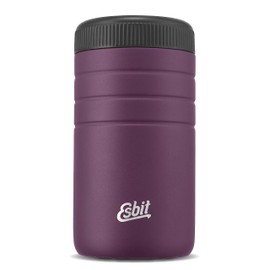 Esbit Majoris Thermal Container for Food - Warming Container 550 ml - Stainless Steel for Hot and Cold Food - in Aubergine