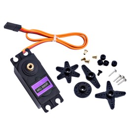 MG996R Servo Motor Metal Gear Torque Digital Full Metal Gear Digital Servo RC Car/Robot/Boat/Helicopter (180°)