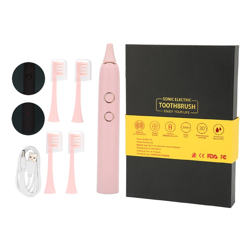Electric Toothbrush Adult Teeth Cleaning Whitening Mode Adjustable Rechargeable Toothbrush